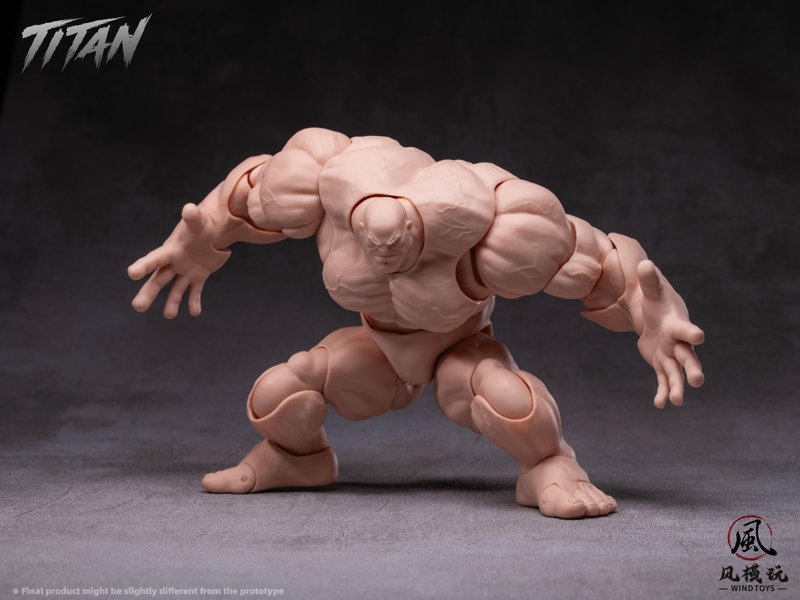 WIND TOYS 1/12スケール 可動フィギュア素体 タイタン FMW009 ノーマル