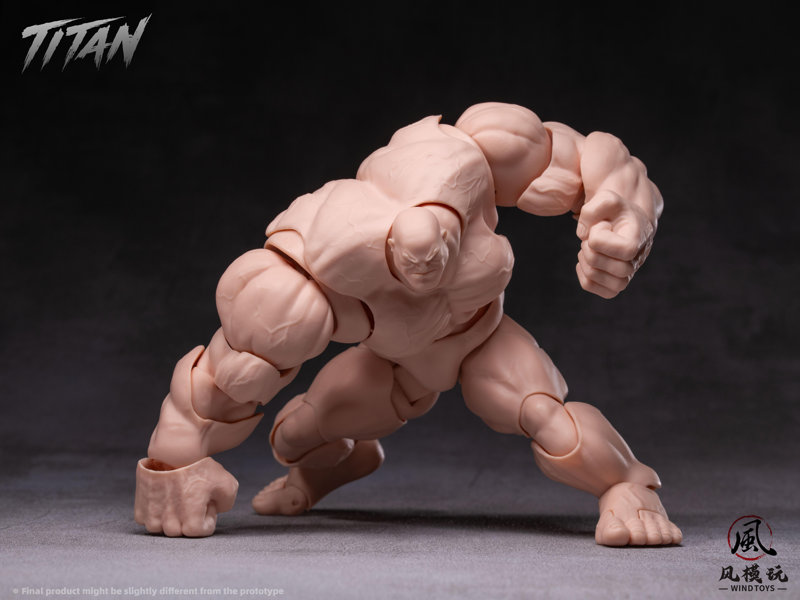 WIND TOYS 1/12スケール 可動フィギュア素体 タイタン FMW009 ノーマル