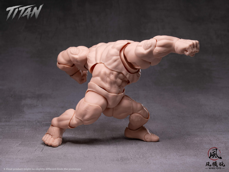 WIND TOYS 1/12スケール 可動フィギュア素体 タイタン FMW009 ノーマル