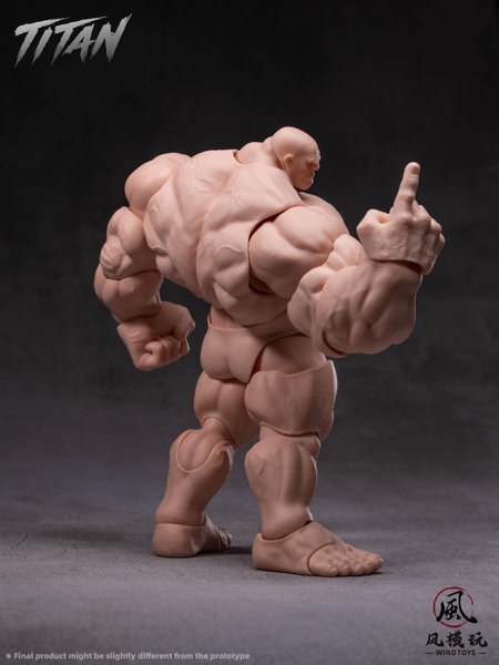 WIND TOYS 1/12スケール 可動フィギュア素体 タイタン FMW009 ノーマル