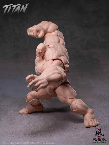 WIND TOYS 1/12スケール 可動フィギュア素体 タイタン FMW009 ノーマル