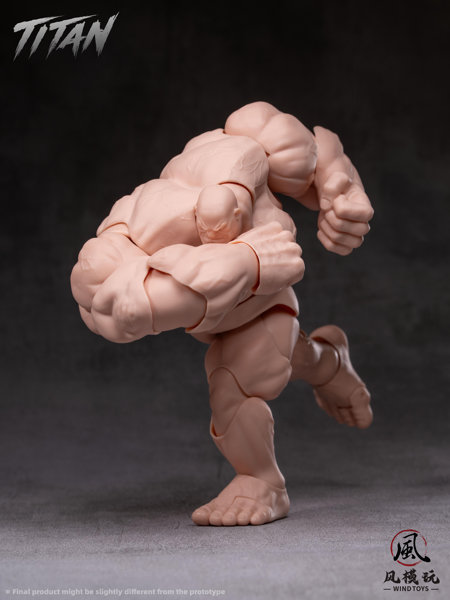 WIND TOYS 1/12スケール 可動フィギュア素体 タイタン FMW009 ノーマル