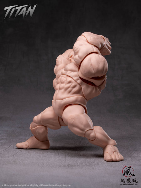 WIND TOYS 1/12スケール 可動フィギュア素体 タイタン FMW009 ノーマル