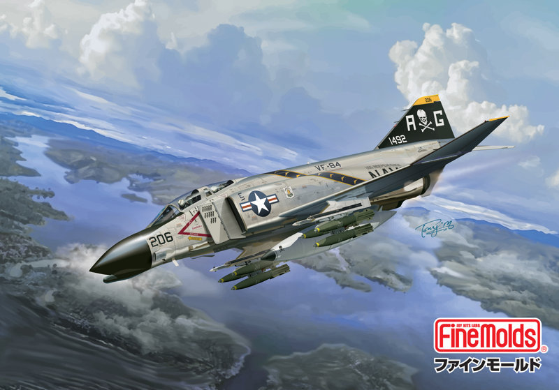 【再販】1/72 FF05 アメリカ海軍 F-4B 戦闘機 VF-84 ‘ジョリーロジャース’