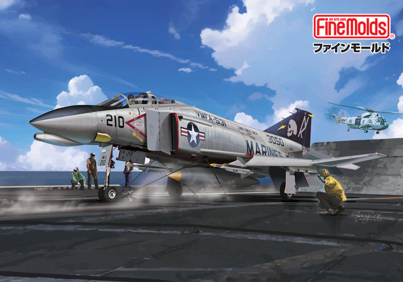 【再販】1/72 FX04 アメリカ海兵隊 F-4N 戦闘機 VMFA-531 ‘グレイゴースト’