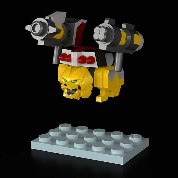 BRICKROID ガ・オーン（アニマルモード） 伝説の勇者ダ・ガーン