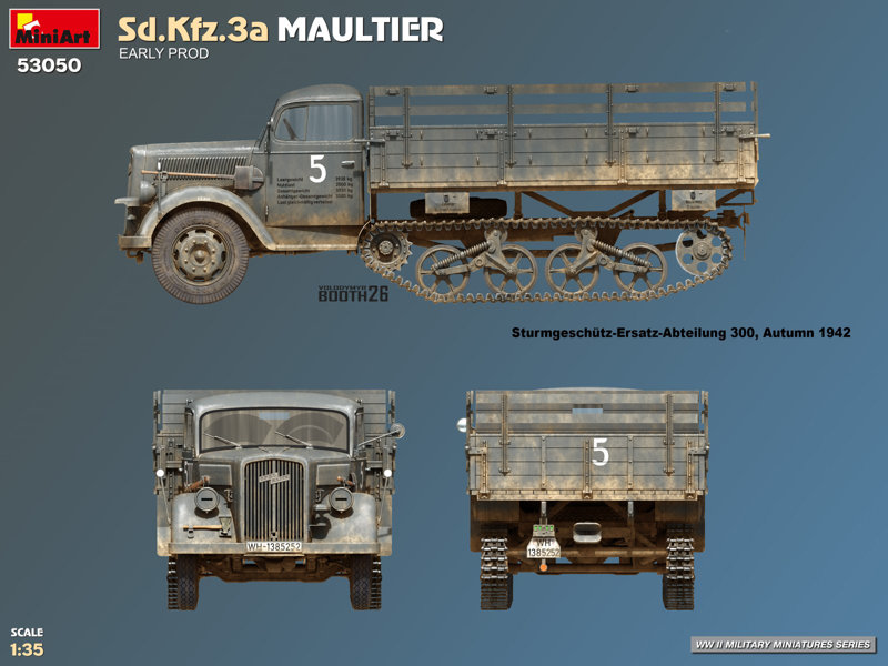 Sd.Kfz.3a マウルティア 初期生産型