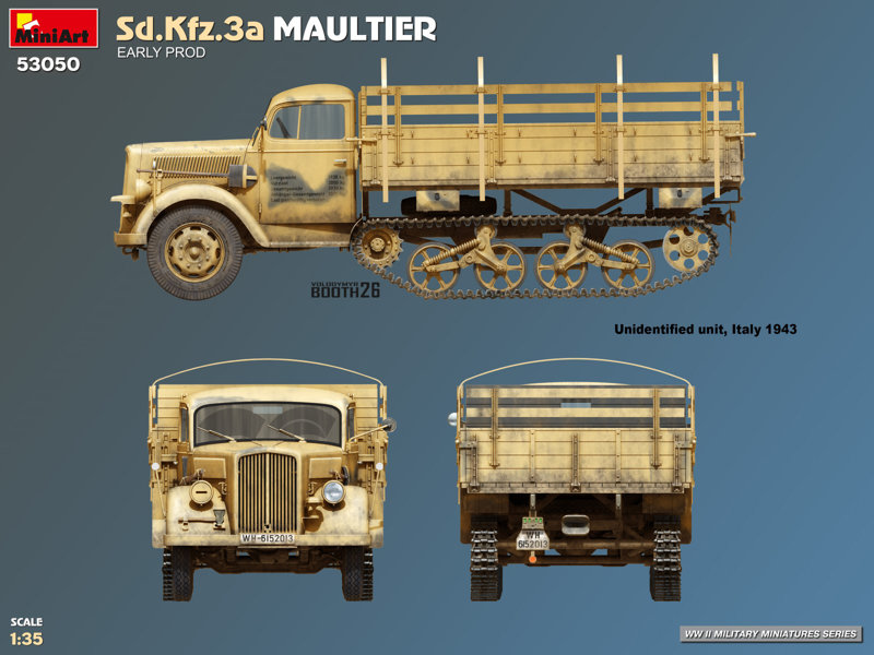 Sd.Kfz.3a マウルティア 初期生産型