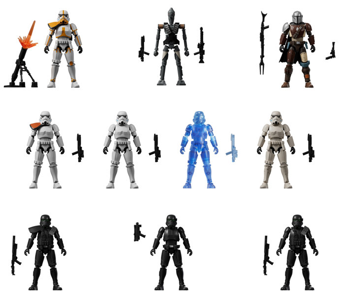 Blokees スター・ウォーズ マンダロリアンシリーズ Galexy Version 03 トルーパー・コレクション（1BOX=9個入）