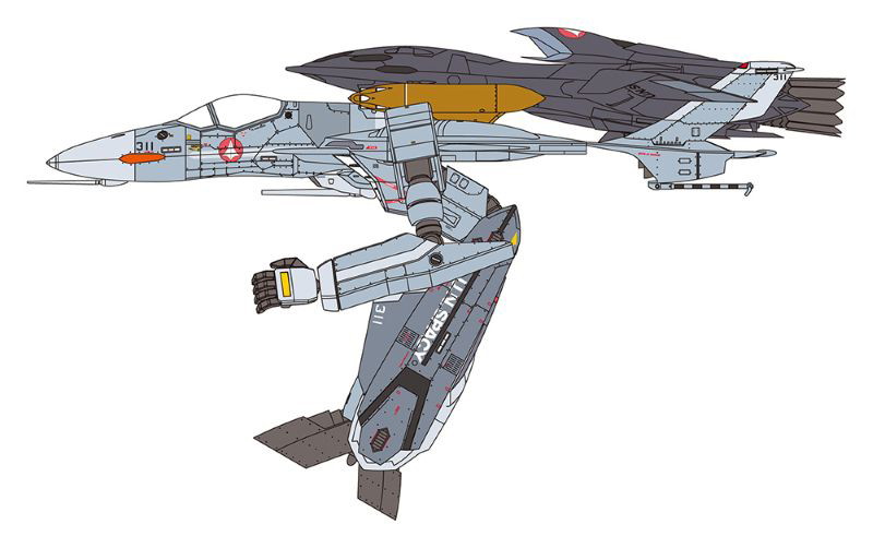 65913 1/72 VF-0A ガウォーク w/ゴースト ‘マクロスゼロ’
