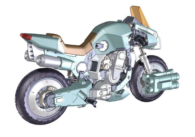 CW28 1/12 「機甲創世記モスピーダ」 VR-052F モスピーダ ‘スティック’