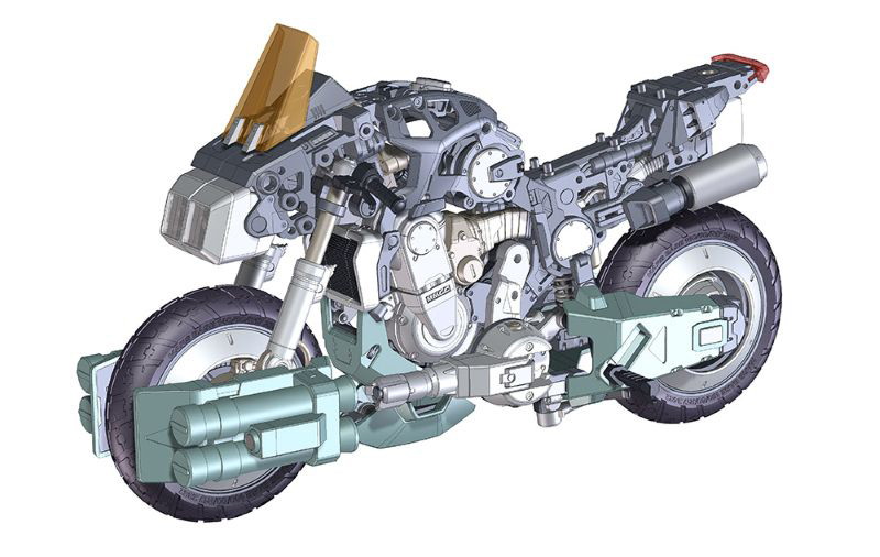 CW28 1/12 「機甲創世記モスピーダ」 VR-052F モスピーダ ‘スティック’