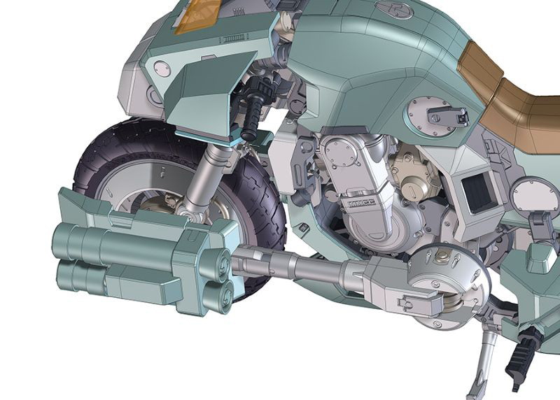 CW28 1/12 「機甲創世記モスピーダ」 VR-052F モスピーダ ‘スティック’