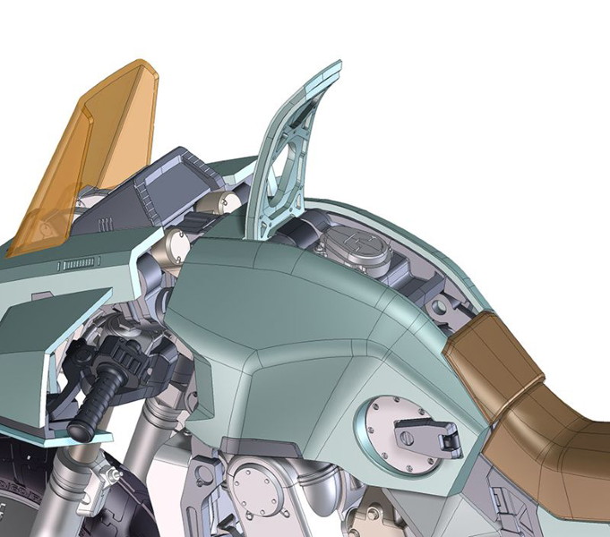 CW28 1/12 「機甲創世記モスピーダ」 VR-052F モスピーダ ‘スティック’