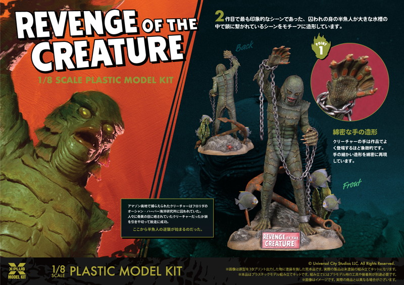 半魚人の逆襲 プラスチックモデルキット