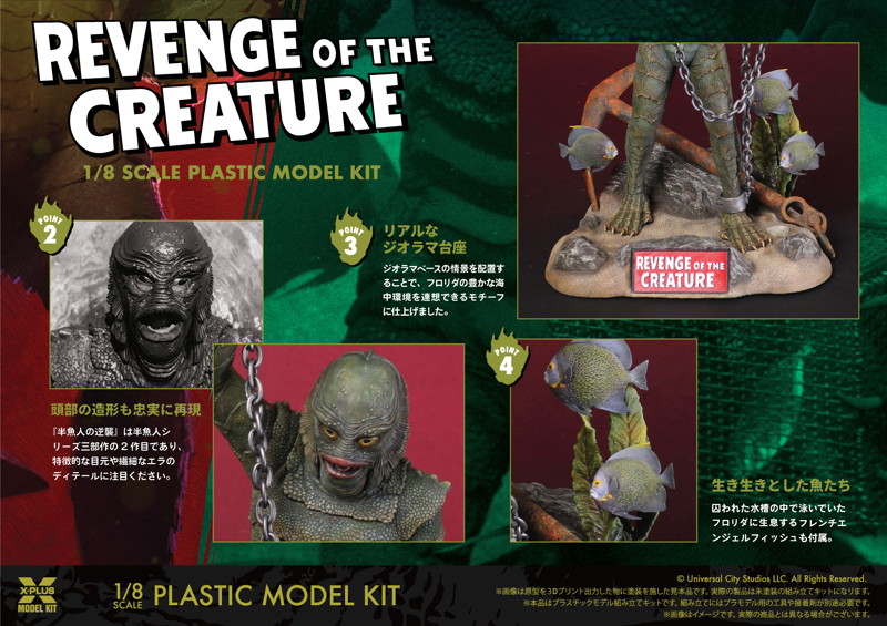 半魚人の逆襲 プラスチックモデルキット