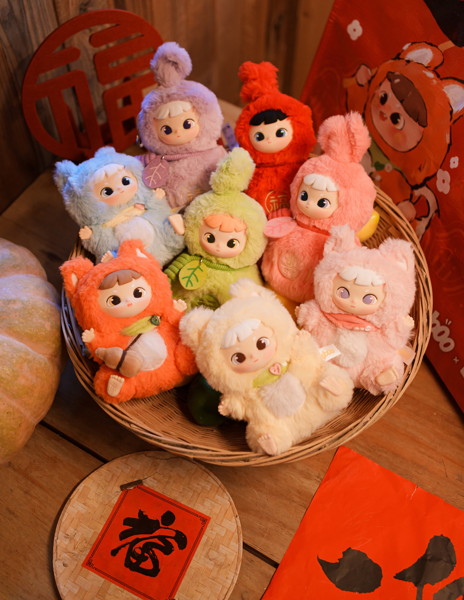Cimmy HULUとフォックスシリーズ ぬいぐるみブラインドボックス（1BOX=6個入）