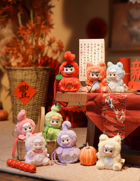 Cimmy HULUとフォックスシリーズ ぬいぐるみブラインドボックス（1BOX=6個入）
