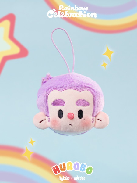 HUROBO レインボーセレブレーション ぬいぐるみペンダント（1BOX=6個入）