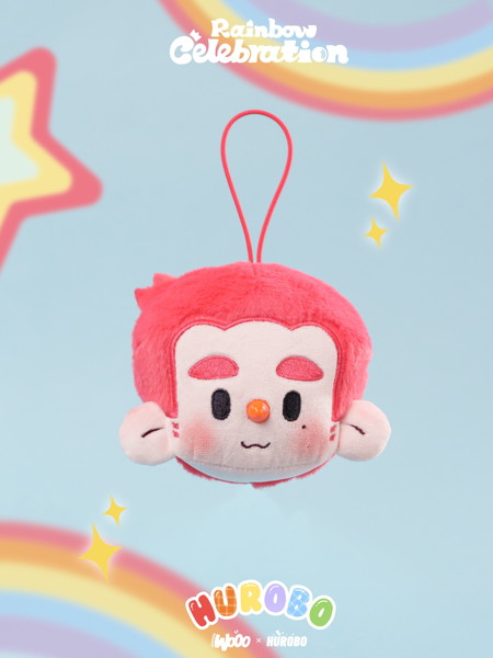 HUROBO レインボーセレブレーション ぬいぐるみペンダント（1BOX=6個入）