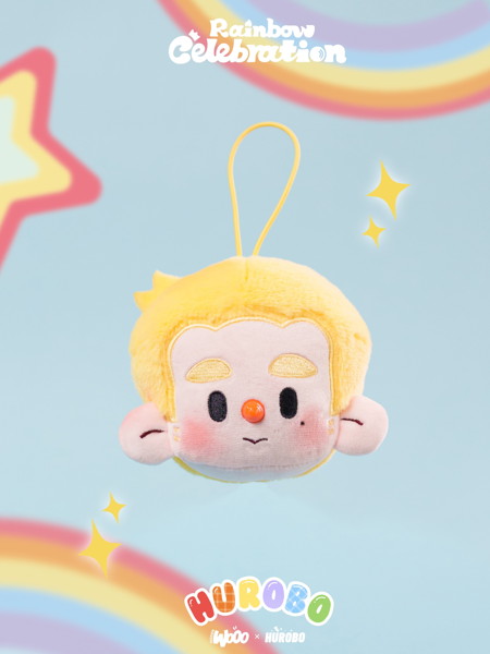 HUROBO レインボーセレブレーション ぬいぐるみペンダント（1BOX=6個入）