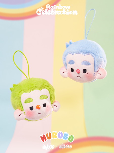 HUROBO レインボーセレブレーション ぬいぐるみペンダント（1BOX=6個入）