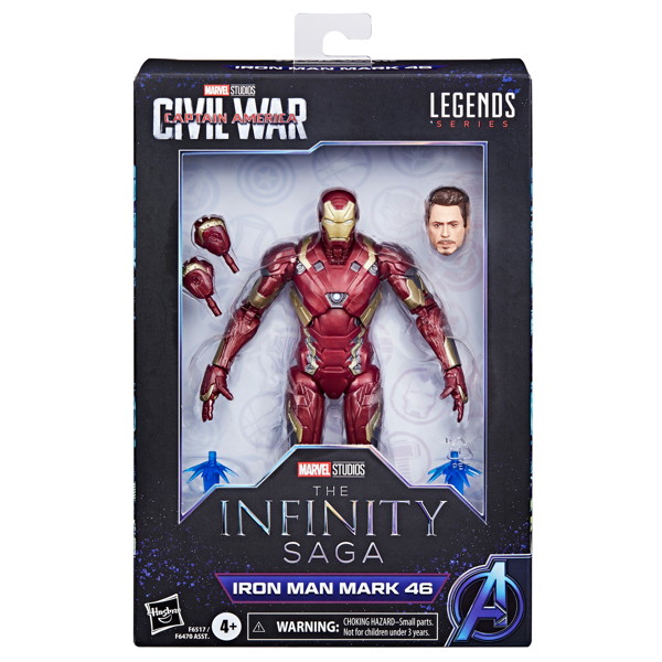 マーベルレジェンド・シリーズ インフィニティ・サーガ シビル・ウォー/キャプテン・アメリカ アイアンマン マーク46