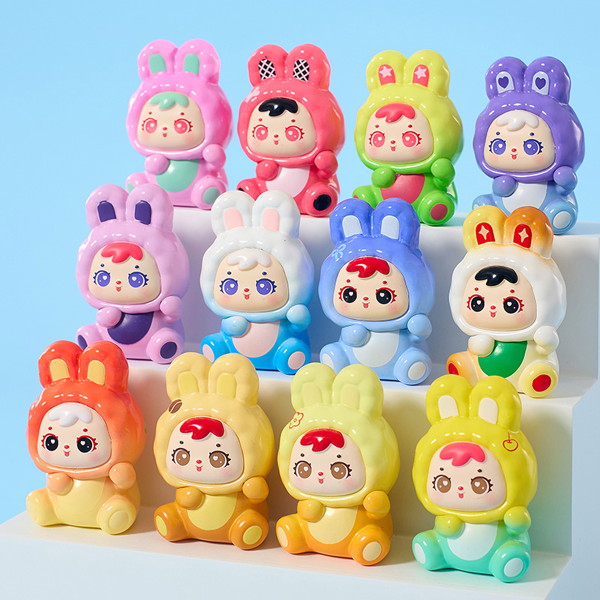 MEI YI YOU ART TOY Samuel 百変化のうさちゃんシリーズ トレーディングフィギュア（1BOX=12個入）