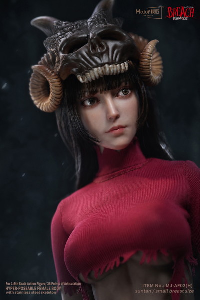 モジョイスタジオ 1/6 スレンダー フィメールボディ ヘッド付き レッド