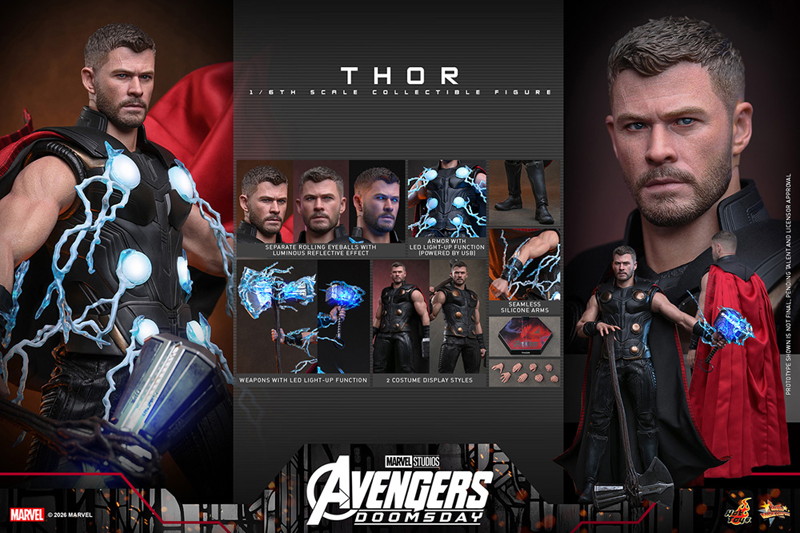 【ムービー・マスターピース】『アベンジャーズ/ドゥームズデイ』1/6スケールフィギュア ソー