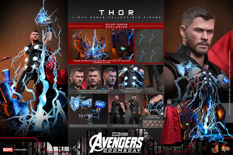 【ムービー・マスターピース】『アベンジャーズ/ドゥームズデイ』1/6スケールフィギュア ソー （デラックス版）