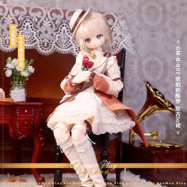 GOOMOO GM-B-007 アンバーチーズドリーム ロリータワンピース 特1/6スケールドール用着せ替え服