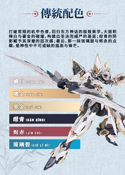 GS-TOYS×馭意堂 Emp-02 皓霊白帝・鳳凰神装 プラスチックモデルキット