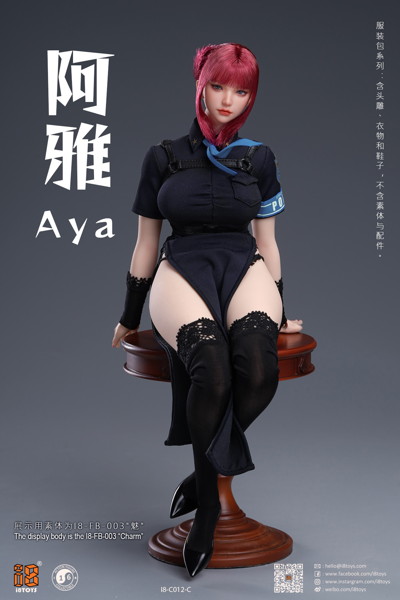 iエイトトイズ 1/6 AYA（アヤ）ヘッド ＆ アウトフィット セット ブルーブラック