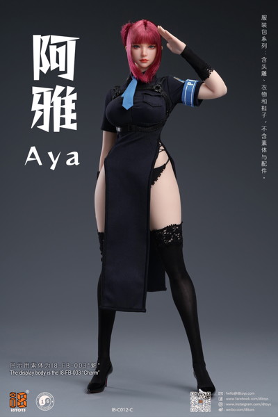 iエイトトイズ 1/6 AYA（アヤ）ヘッド ＆ アウトフィット セット ブルーブラック