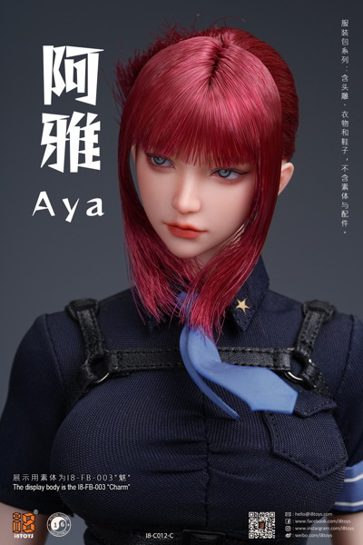 iエイトトイズ 1/6 AYA（アヤ）ヘッド ＆ アウトフィット セット ブルーブラック