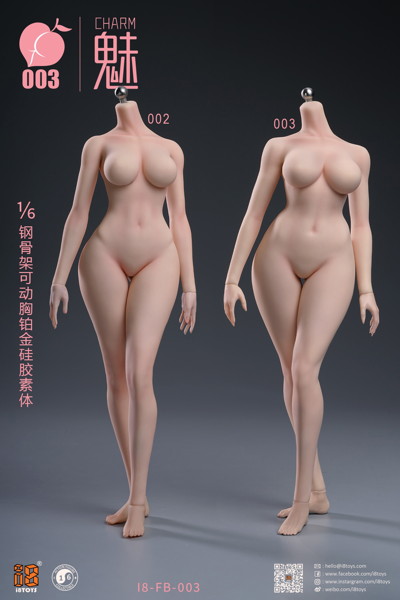 iエイトトイズ 1/6 ステンレススチール スケルトン プラチナシリコン 女性素体 可動バスト Ver.