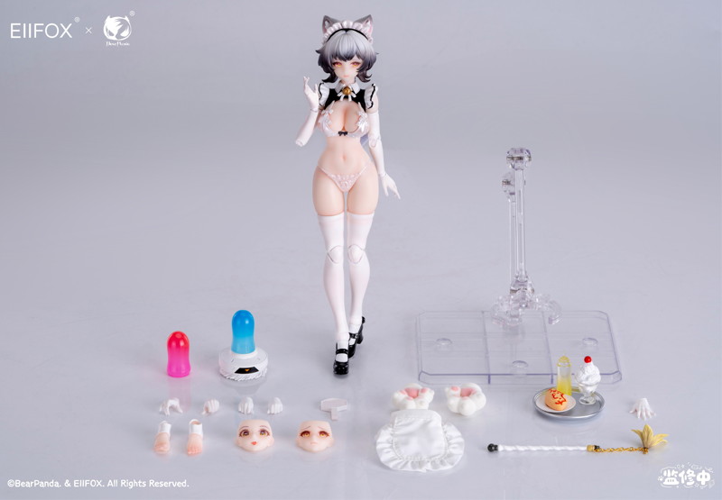 猫メイド プリンちゃん 1/12スケール可動フィギュア