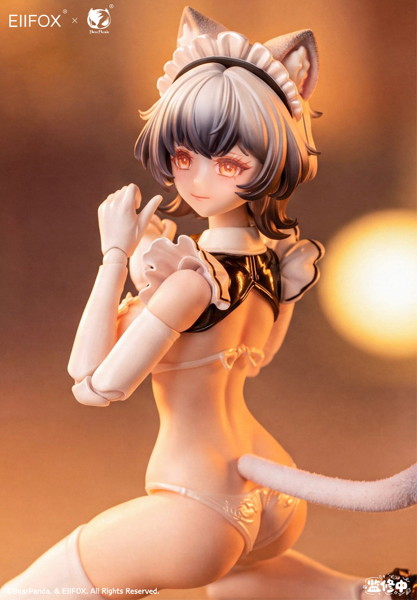 猫メイド プリンちゃん 1/12スケール可動フィギュア