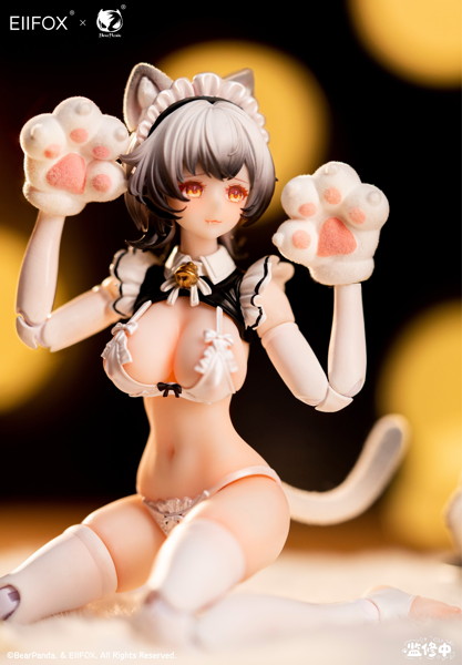 猫メイド プリンちゃん 1/12スケール可動フィギュア