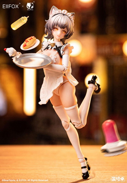 猫メイド プリンちゃん 1/12スケール可動フィギュア