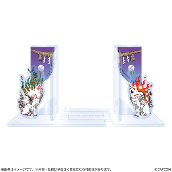 【大神 20周年記念 復刻アート企画】 アクリルブックスタンドセット 〜大神スペシャルコレクションより〜
