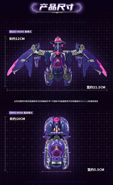 52TOYS BEASTBOX BEASTDRIVE ARMOR BD-12 NIGHT PULSE（ナイトパルス）