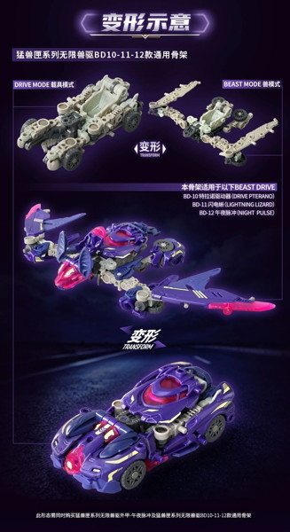 52TOYS BEASTBOX BEASTDRIVE ARMOR BD-12 NIGHT PULSE（ナイトパルス）