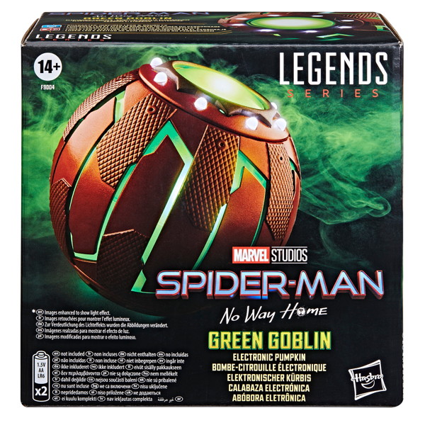 マーベルレジェンド・シリーズ 『スパイダーマン:ノー・ウェイ・ホーム』 グリーン・ゴブリン エレクトロニック・パンプキン