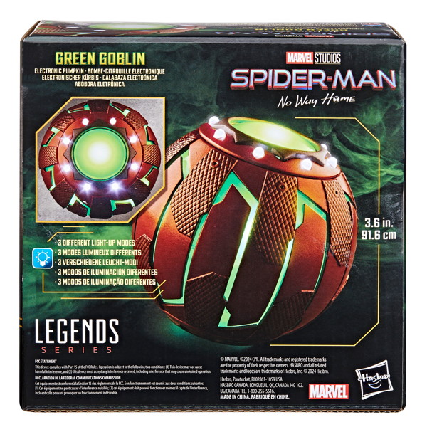 マーベルレジェンド・シリーズ 『スパイダーマン:ノー・ウェイ・ホーム』 グリーン・ゴブリン エレクトロニック・パンプキン