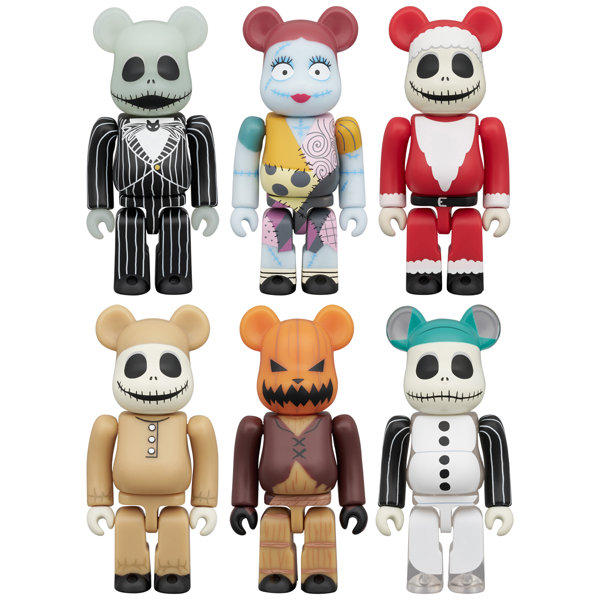 BE@RBRICK CHASE THE NIGHTMARE BEFORE CHRISTMAS （全6種） 1BOX:12個入
