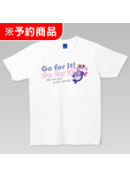 クジラッキー＆クジラブリー ビッグシルエットTシャツ ［Go for it！］ （Sサイズ）