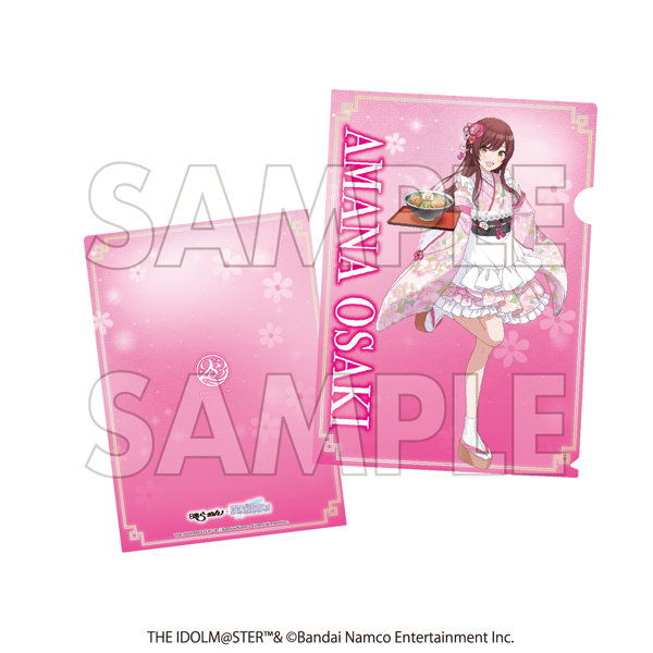 8番らーめん×アイドルマスター シャイニーカラーズコラボ クリアファイル 大崎甘奈