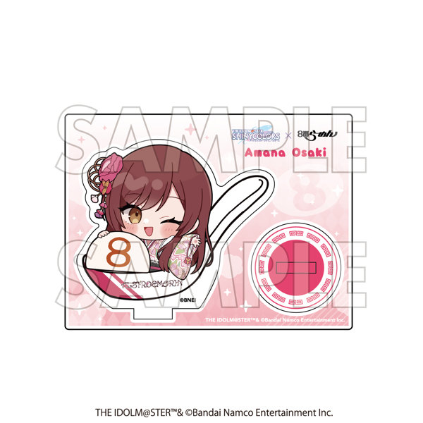 8番らーめん×アイドルマスター シャイニーカラーズコラボ ミニキャラアクリルスタンド 大崎甘奈